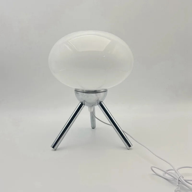 Lámpara Aura Bauhaus RGB — Diseño Hongo de Vidrio