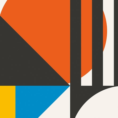 Lámina Decorativa Mosaico Bauhaus — Arte Geométrico Decorativo