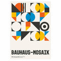 Lámina Decorativa Mosaico Bauhaus — Arte Geométrico Decorativo