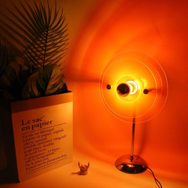 Lámpara Bauhaus Color — Luz Ambiental Acrílica