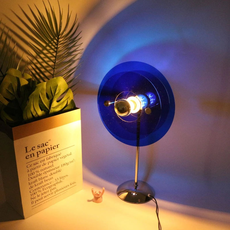 Lámpara Bauhaus Color — Luz Ambiental Acrílica