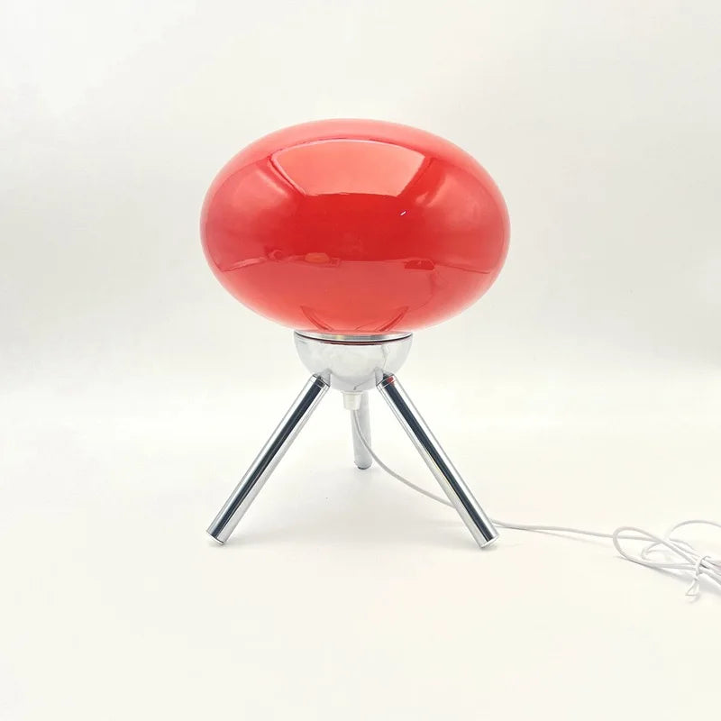 Lámpara Aura Bauhaus RGB — Diseño Hongo de Vidrio