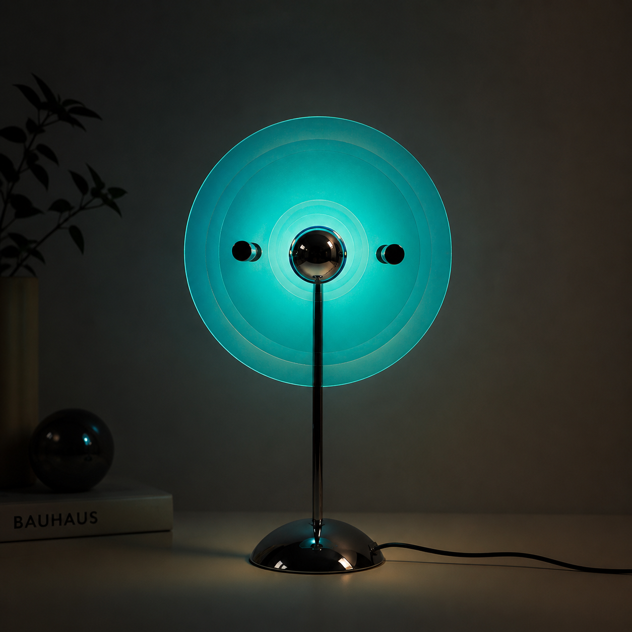 Lámpara Bauhaus Color — Luz Ambiental Acrílica
