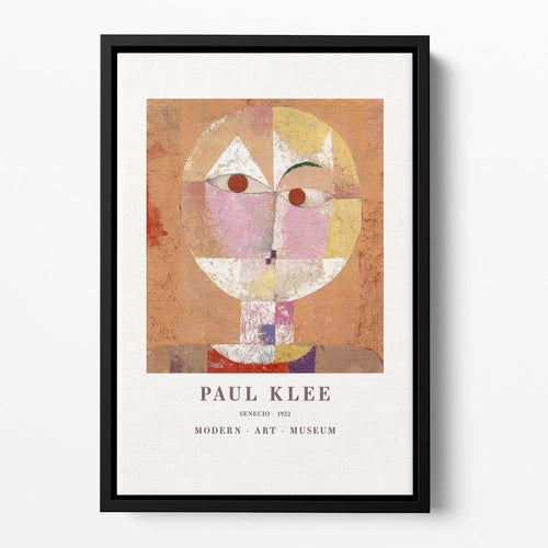 Canvas Enmarcado Senecio — Paul Klee 1922